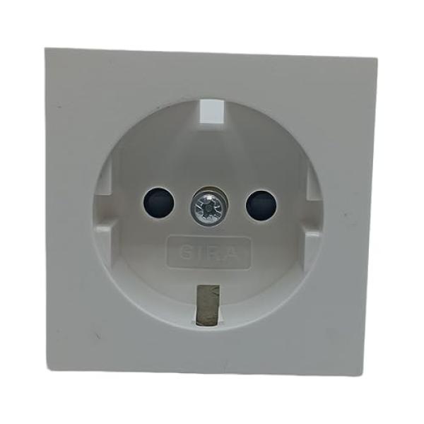 Abd. schutzkontakt-Steckd. System 55 Rei GIRA Reinweiß 492003 (4010337091875)