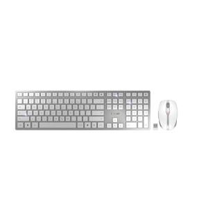 DW 9100 SLIM (weiß/silber, EU-Layout (QWERTY), Cherry SX-Scherentechnologie) JD-9100EU-1 (4025112095382)