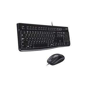 920-002539 LOGITECH MK120 Tastatur+Maus AZERTY FR Kabel schwarz