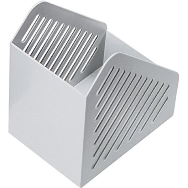 Stehsammler 'the tower gate', A5, Polystyrol, lichtgrau helit H6361082 (4012086042535)