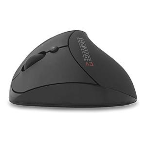 Jenimage Vertical Mouse Wireless Maus Ergonomisch Kabellos Schwarz JI-CW-02 (4048695100656)
