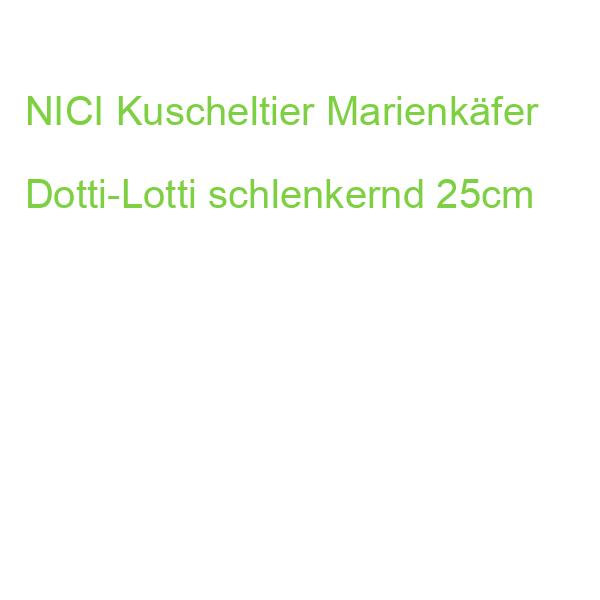 NICI Kuscheltier Marienkäfer Dotti-Lotti schlenkernd 25cm