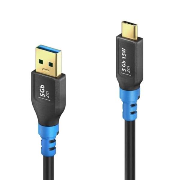PureLink USB-Kabel 2m FlexInstall,USB3.0,USB-C auf USB-A FI-U320-020 (4251364743003)