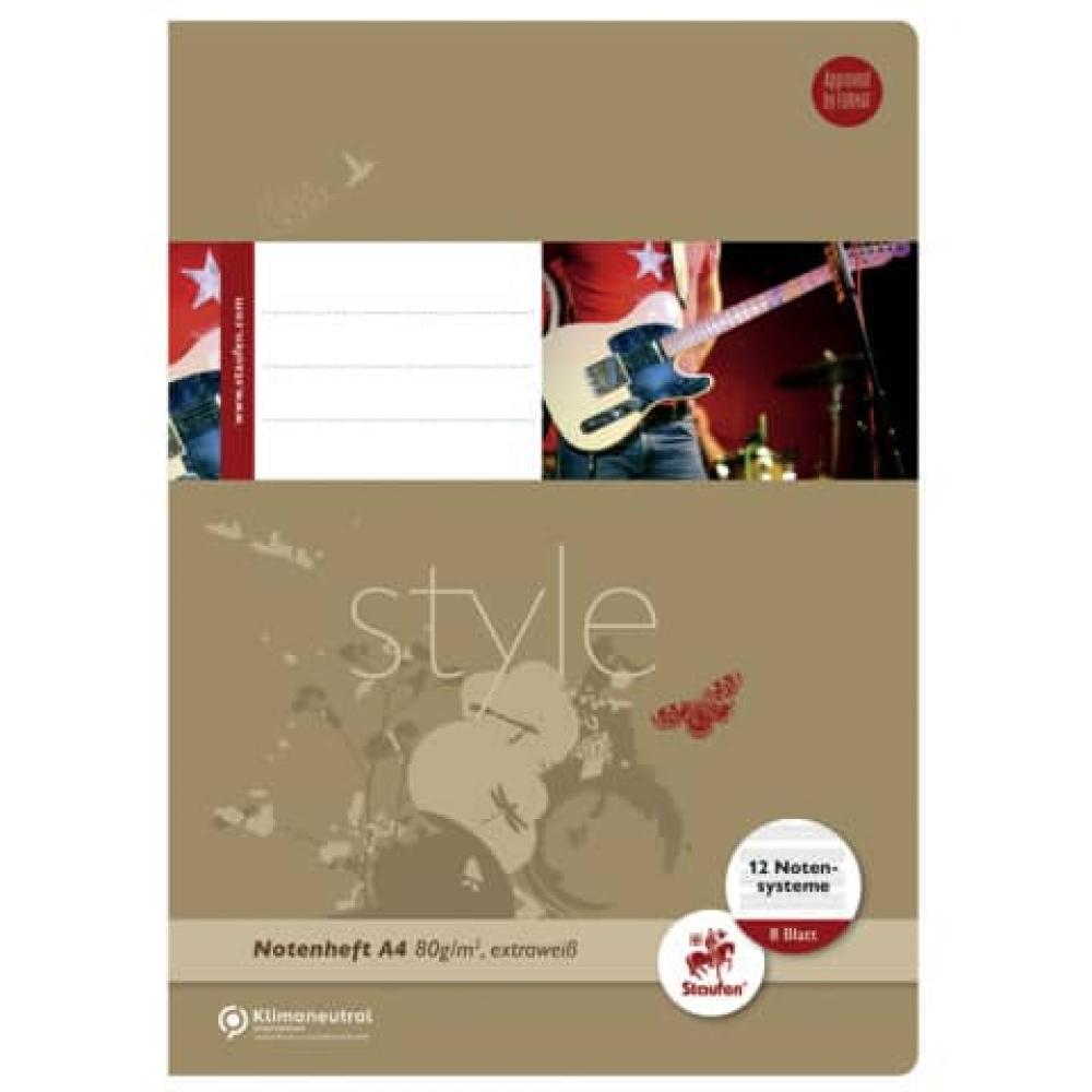Notenheft A4 8BL 12 Systeme Staufen 040408012 (9002244555774)