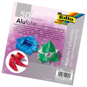 Faltblatt 15x15cm 50 Blatt sortiert FOLIA 9956 (4001868099560)