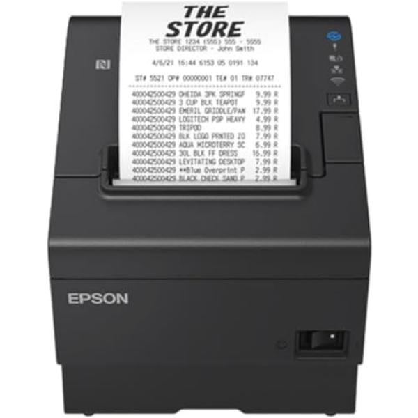 EPSON Etikettendrucker TM-T88VII (132) Powered USB Black PS C31CJ57132 (8715946697123)