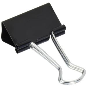 Foldback-Klammer, (B)32 mm, Klemmweite: 13 mm, schwarz WEDO 64 21432 (4003801019536)
