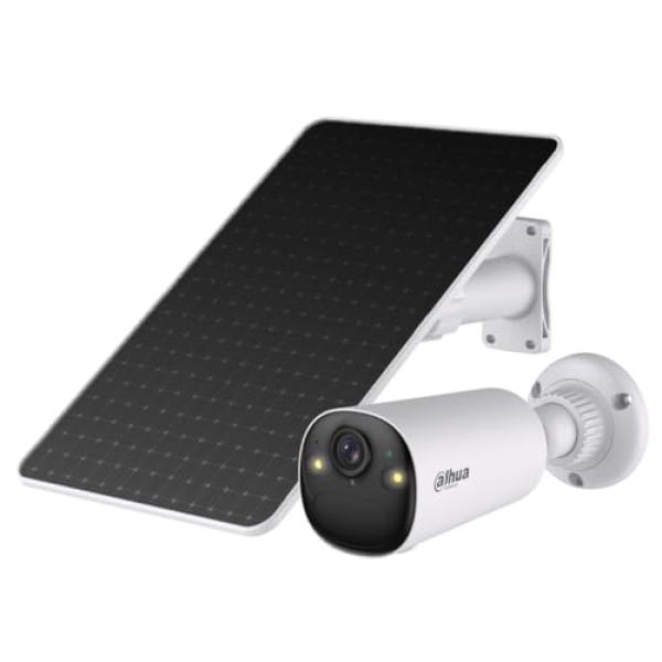 DAHUA KIT-EURIPC-BF4CP-4G-0210B-XL-weissM0508 4MP 4G Batterie Bullet Netzwerk KameraSolar Überwachungssystem DAHUA TECHN