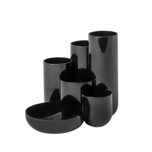 Han Schreibtisch-organizer Campus Schwarz Polystyrol 6 Fächer 13,1 X 15,4 X 13,7 Cm 17480-13D (4012473120815)