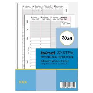 Bind Kalendereinlage 2026 A5 B250826 (4021068026210)