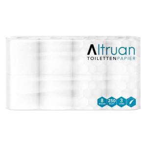 Meditrade Toilettenpapier 3-lagig, 8 Rollen 9203 (4250016405917)