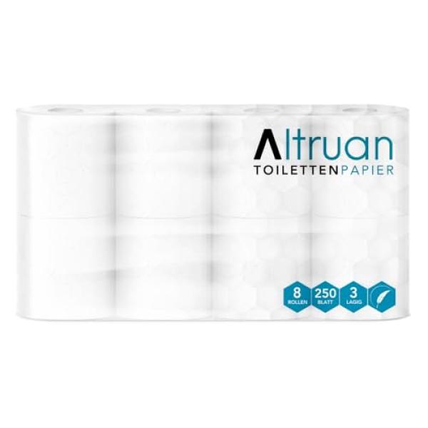 Meditrade Toilettenpapier 3-lagig, 8 Rollen 9203 (4250016405917)