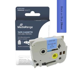 MediaRange Schriftbandka. Brother TZ-551/TZe-551 24mm 8m sw MRBTZ551 (4260664874362)