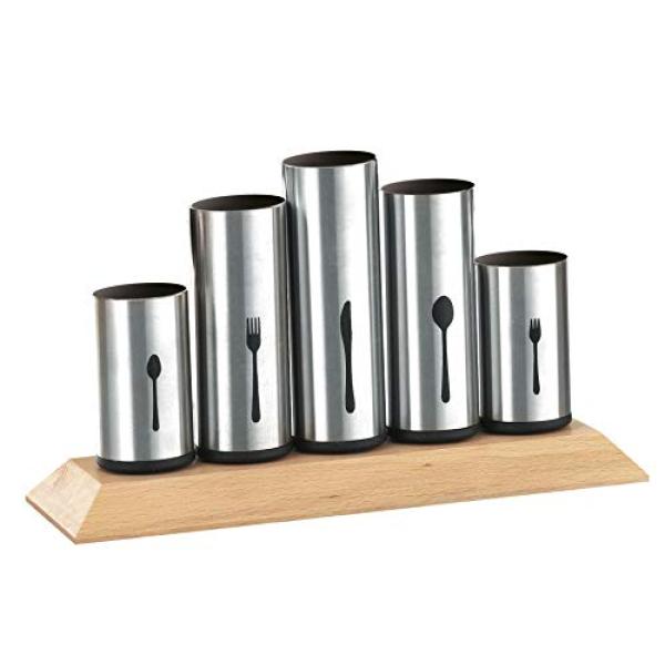 Besteckhalter PIPES, mit 5 Halterungen Esmeyer 610-217 (4007796038060)