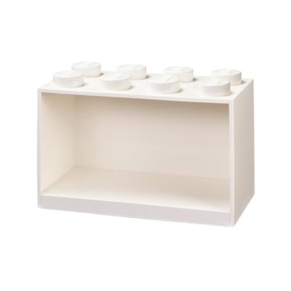 Bausteinregal BRICK SHELF 8, Breite: 318 mm, weiß LEGO 41151735 (5711938033514)