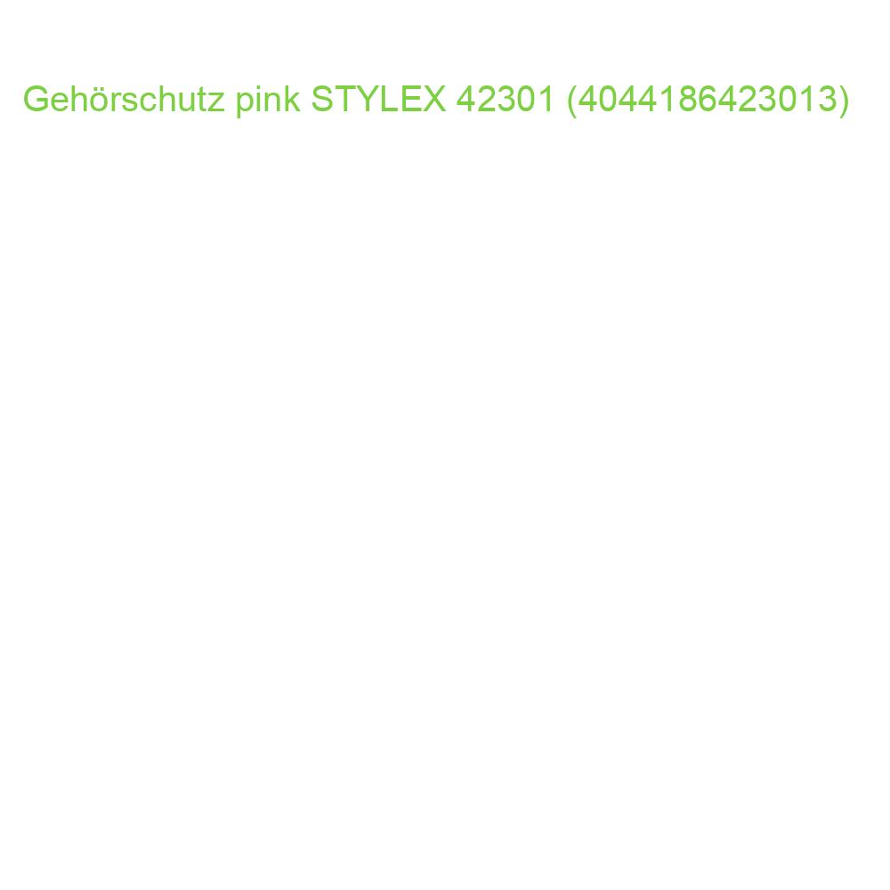 Gehörschutz pink STYLEX 42301 (4044186423013)