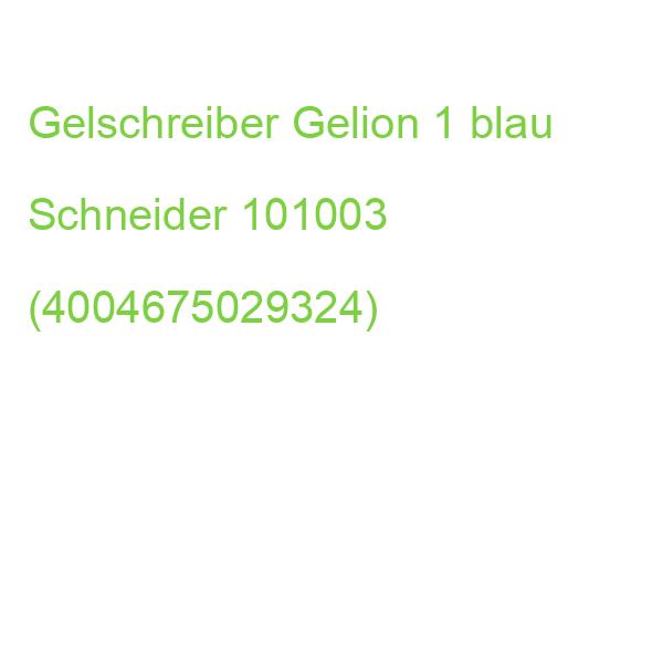 Gelschreiber Gelion 1 0,7 mm blau SCHNEIDER 101003 (4004675029324)