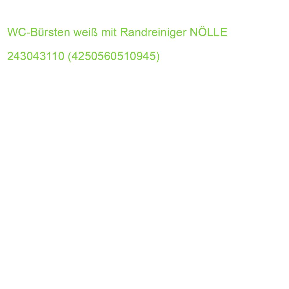 WC-Bürsten weiß mit Randreiniger NÖLLE 243043110 (4250560510945)