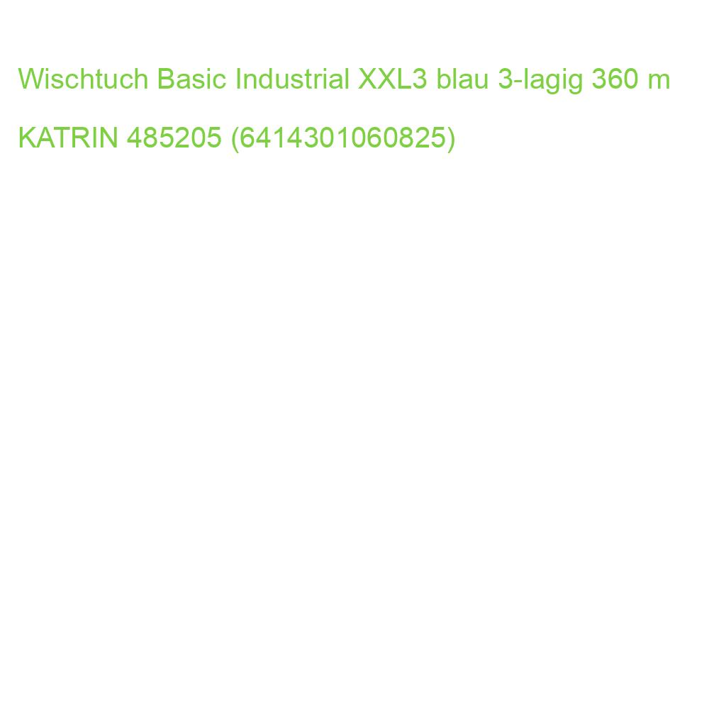 Wischtuch Basic Industrial XXL3 blau 3-lagig 360 m KATRIN 485205 (6414301060825)