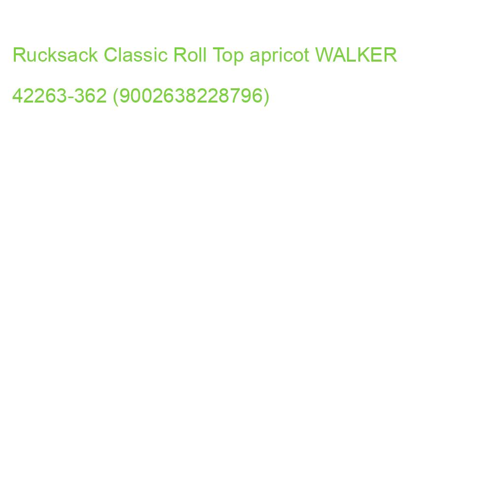Rucksack Classic Roll Top apricot WALKER 42263-362 (9002638228796)
