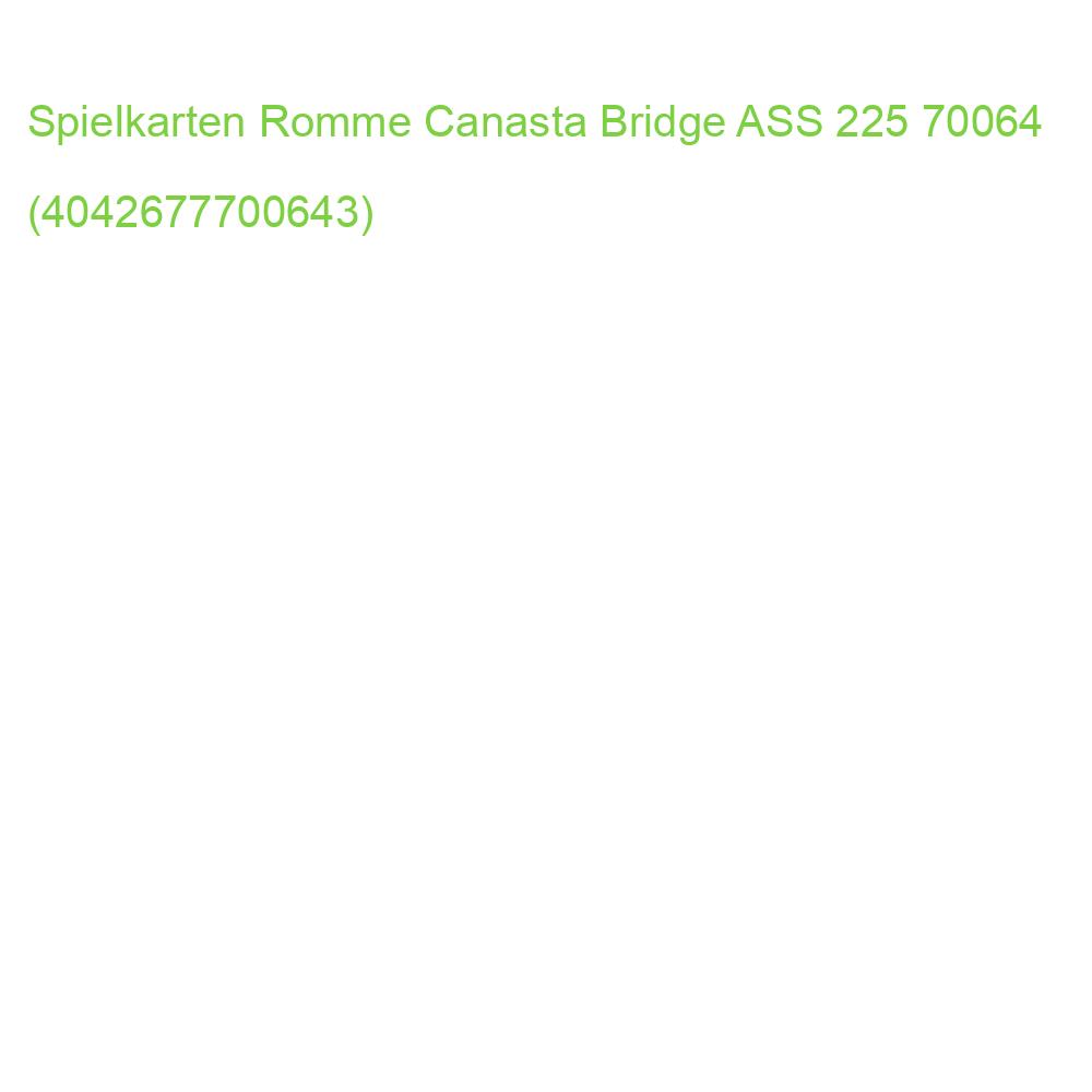 Spielkarten Romme-Canasta-Bridge ASS 10030318-0001 (4042677700643)