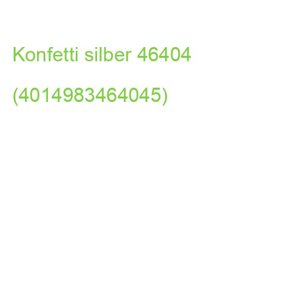 Konfetti Herzen 10 g silber 46404 (4014983464045)