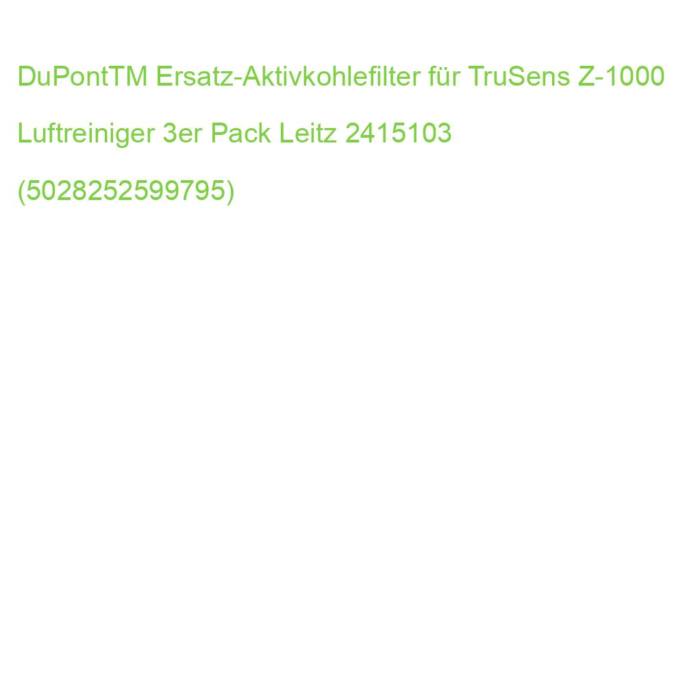DuPontTM Ersatz-Aktivkohlefilter für TruSens Z-1000 Luftreiniger 3er Pack Leitz 2415103 (5028252599795)