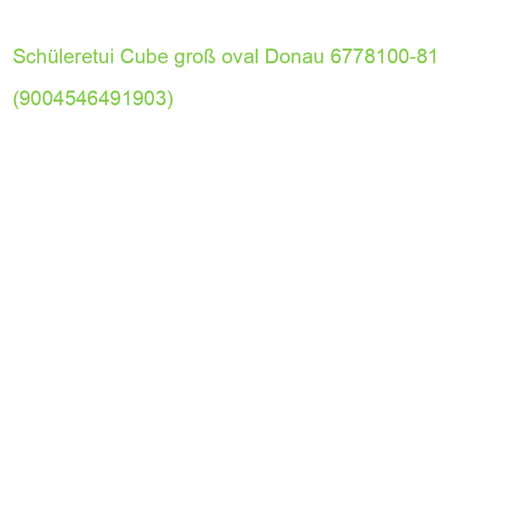 Schüleretui Cube groß oval Donau 6778100-81 (9004546491903)