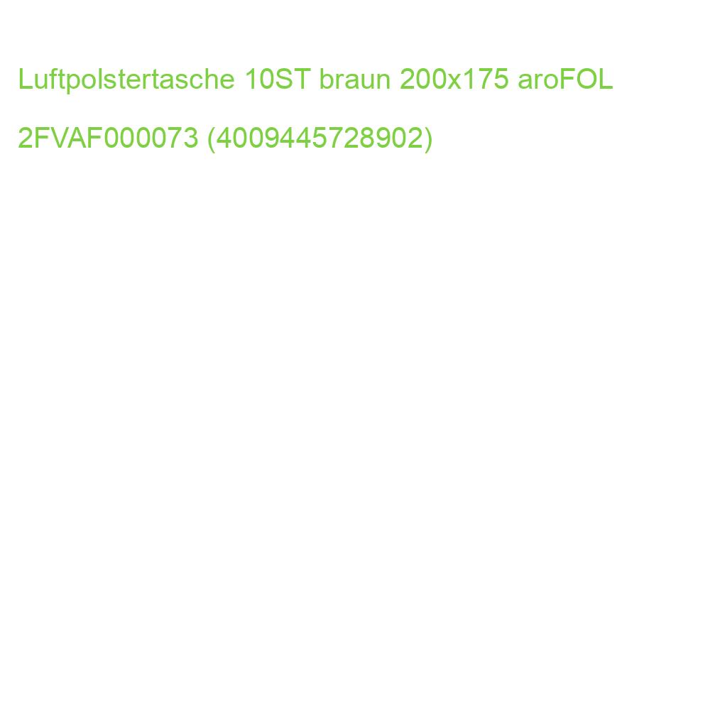 Luftpolstertaschen CD 180x165 mm braun 10 Stück AROFOL 2FVAF000073 (4009445728902)