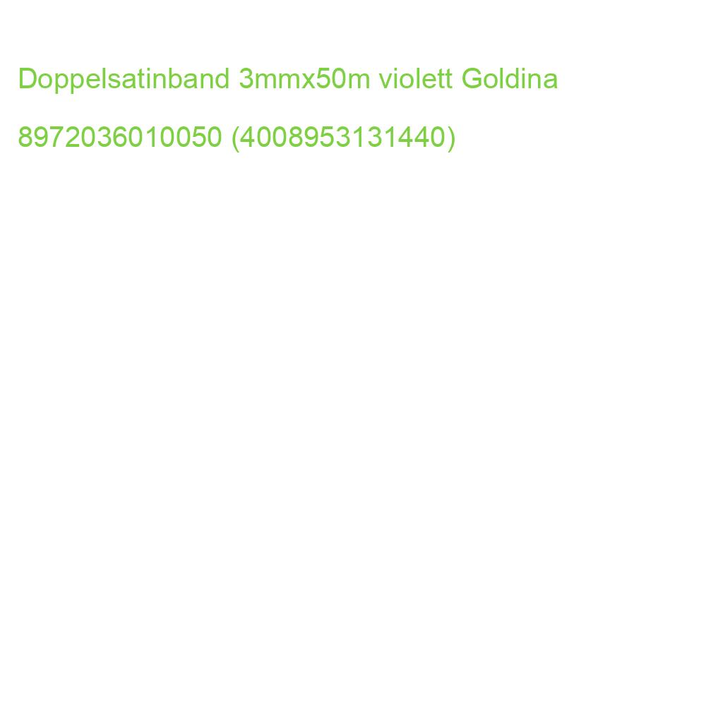 Doppelsatinband 3 mmx50 m violett GOLDINA 8972036010050 (4008953131440)