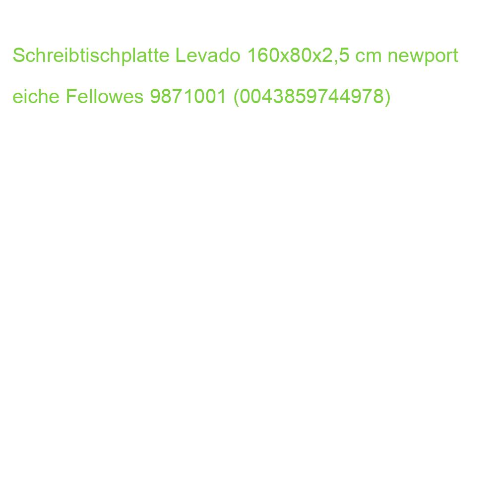 Schreibtischplatte für Levado Cambio 160x80x2,5 cm newport eiche FELLOWES 9871001 (0043859744978)