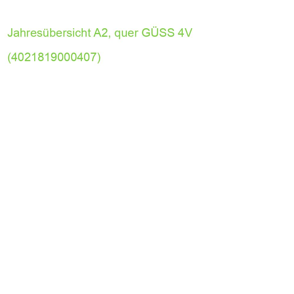 Jahresübersicht A2, quer GÜSS 4V (4021819000407)