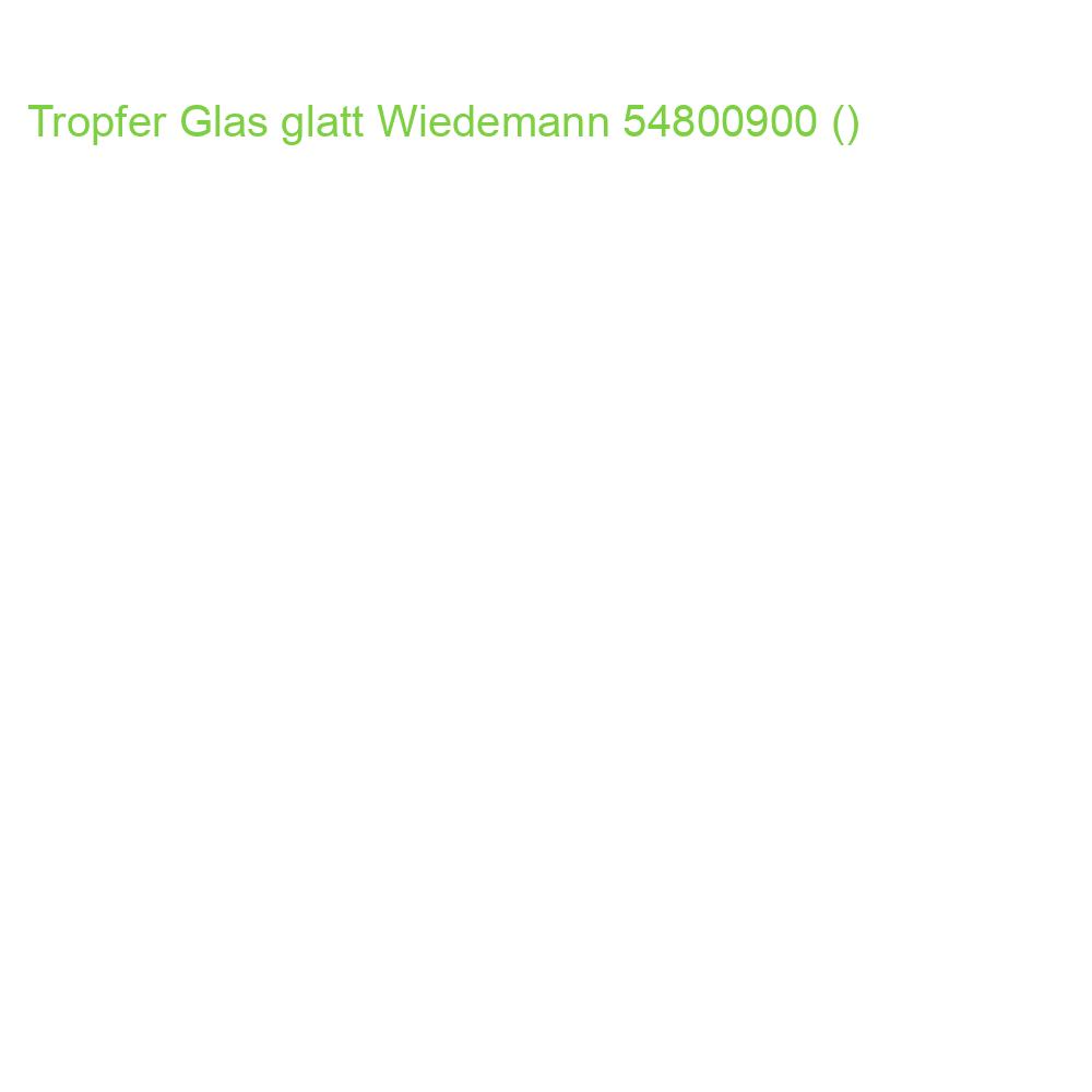 Tropfenfänger Glas glatt WIEDEMANN 54800900 ()