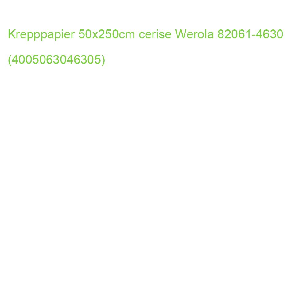 Krepppapier AQUAROLA 50x250 cm cerise WEROLA 82061-4630 (4005063046305)