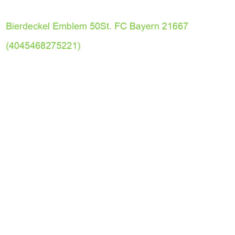 Bierdeckel Emblem 50 Stück FC Bayern 21667 (4045468275221)