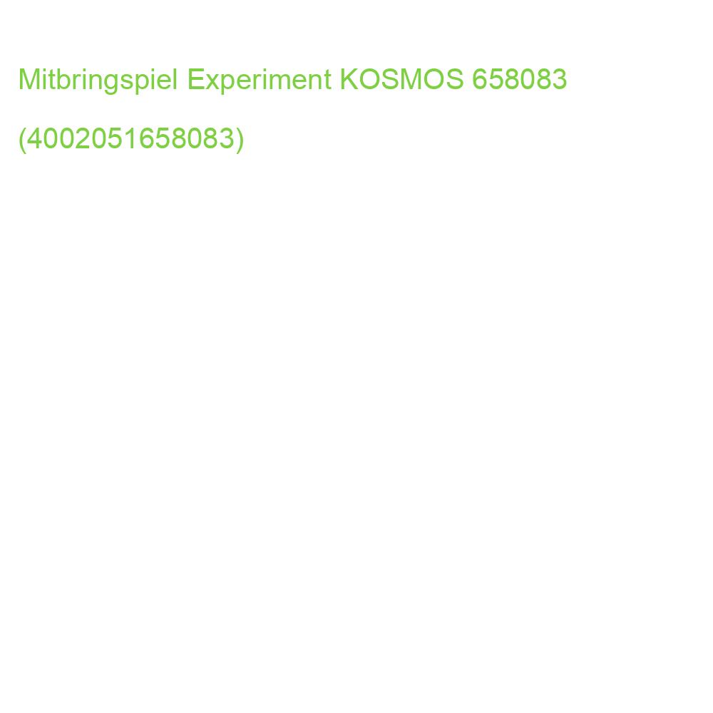 Elektro-Alarm Sichere deine Geheimverstecke KOSMOS 658083 (4002051658083)