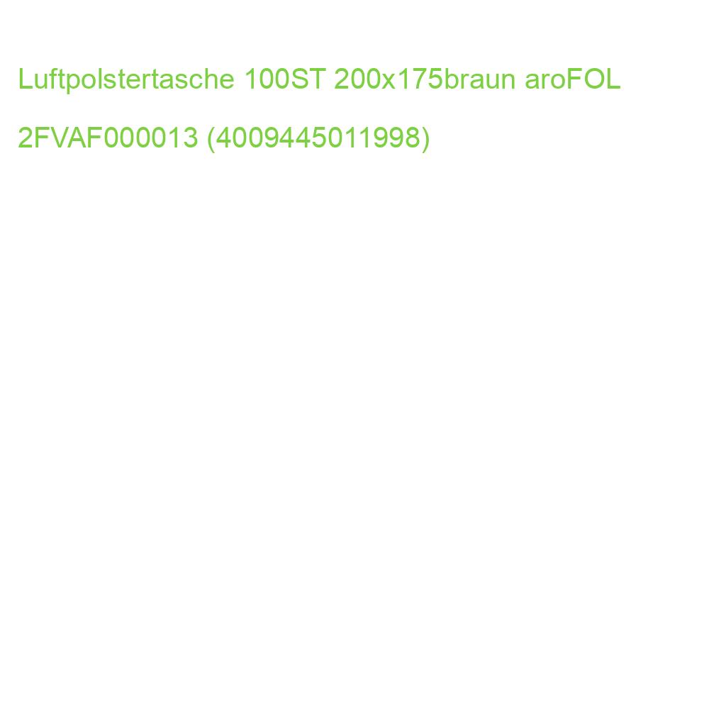 Luftpolstertaschen CD 180x165 mm goldgelb braun 100 Stück AROFOL 2FVAF000013 (4009445011998)