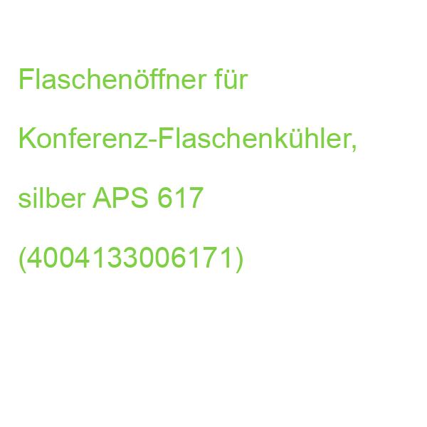 Flaschenöffner für Konferenz-Flaschenkühler, silber APS 617 (4004133006171)