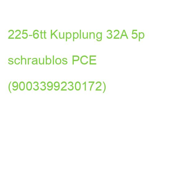 225-6tt Kupplung 32A 5p schraublos PCE (9003399230172)