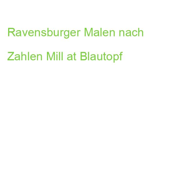 Ravensburger Malen nach Zahlen Mill at Blautopf