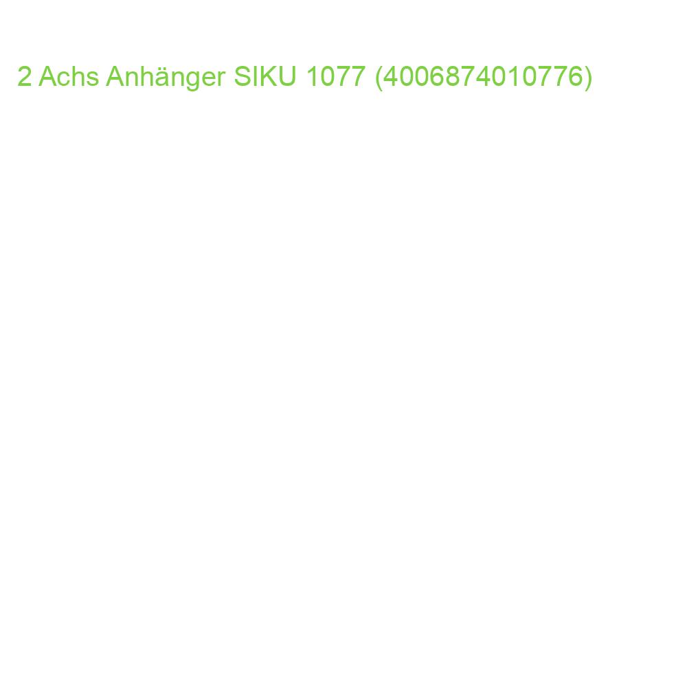 2 Achs-Anhänger SIKU 1077 (4006874010776)