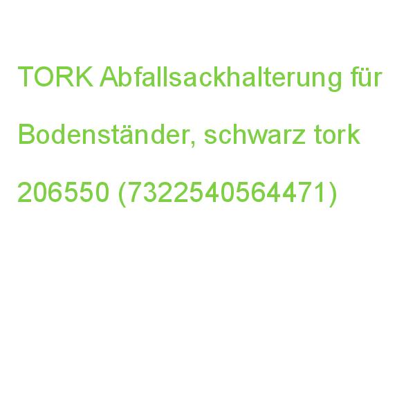 TORK Abfallsackhalterung für Bodenständer, schwarz tork 20 65 50 (7322540564471)