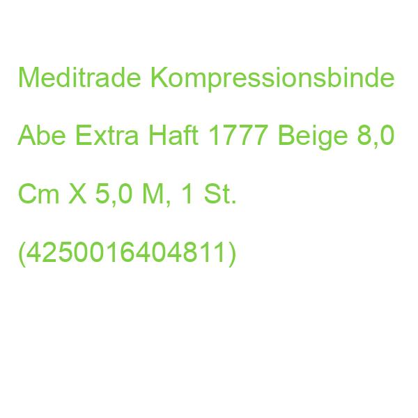 Meditrade Kompressionsbinde Abe Extra Haft 1777 Beige 8,0 Cm X 5,0 M, 1 St. (4250016404811)