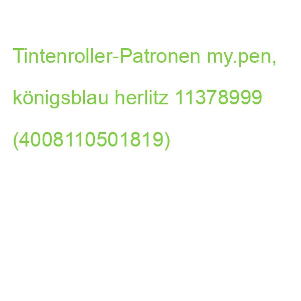 Tintenroller-Patronen my.pen, königsblau herlitz 300003469 (4008110501819)