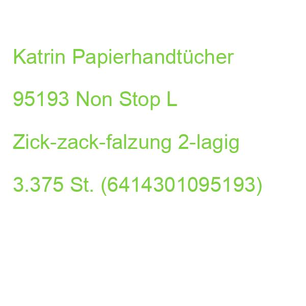 Katrin Papierhandtücher 95193 Non Stop L Interfold-falzung 2-lagig 3.375 St. (6414301095193)