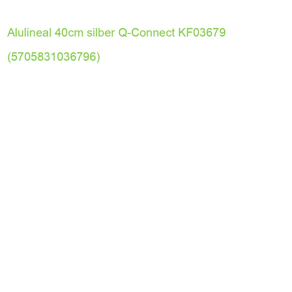 Lineal Alu 40 cm silber Q-CONNECT KF03679 (5705831036796)