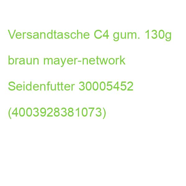 Versandtasche C4, nassklebend ohne Fenster braun 130 g qm 250 Stück MAILMEDIA 30005452 (4003928381073)