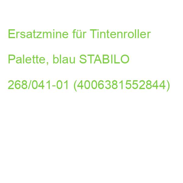 Ersatzmine für Tintenroller Palette, blau STABILO 268/041-01 (4006381552844)