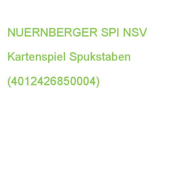 CARTAMUNDI Kartenspiel Spukstaben (4012426850004)