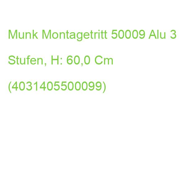 Munk Montagetritt 50009 Silber 3 Stufen, H: 60,0 Cm (4031405500099)